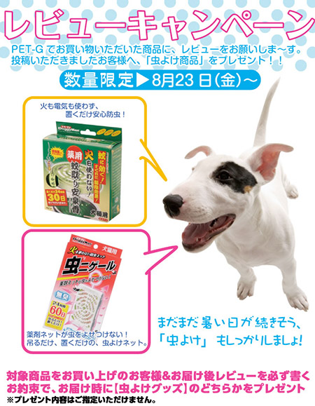 PET-Gレビューキャンペーン